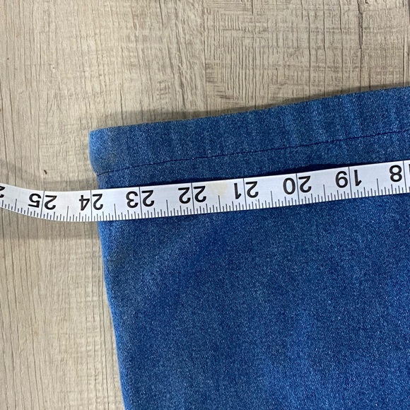 Casual Blue Denim Midi Dress - Picture 9 of 10